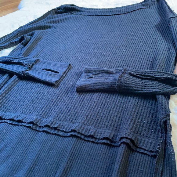 Free People | Black North Shore Thermal | S - Picture 12 of 16